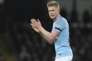  德布劳内伤愈复出，助攻帽子戏助曼城大胜  